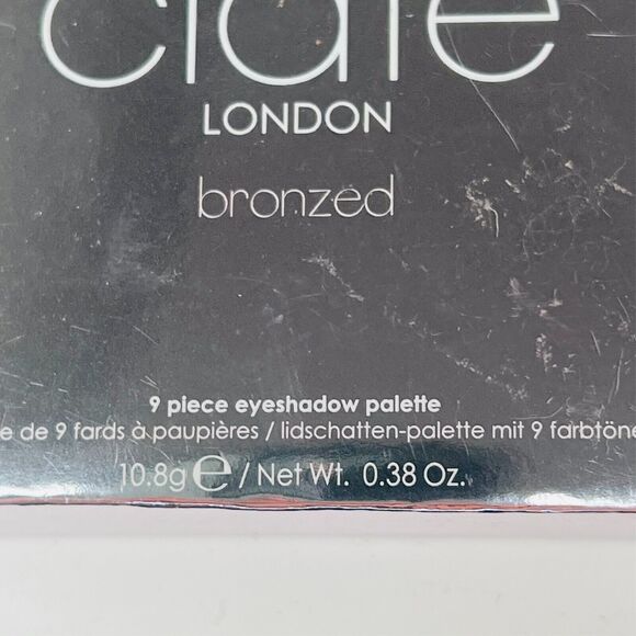 Ciate London Bronzed 9pc Eyeshadow Trend Palette Metallics Mattes Full Size NIB - Picture 3 of 6